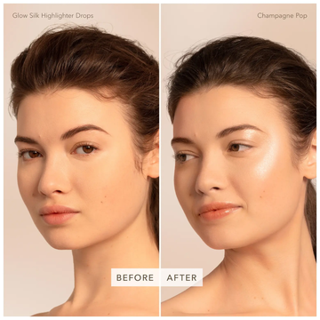 BECCA Champagne Pop Glow Silk Highlighter – Liquid Silk Highlighter – Iconic Champagne Shade – Light-as-Air, Silky, Radiant Glow – Buildable, Weightless, Long-Lasting – For All Skin Tones