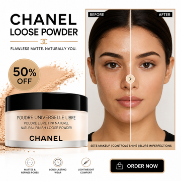CHANEL Poudre Universelle Libre Natural Finish Loose Powder – Flawless Matte, Naturally You – Sets Makeup, Controls Shine & Blurs Imperfections – Mattes & Refines Pores – Long-Lasting, Lightweight