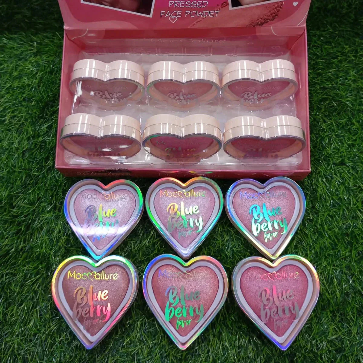 Mocallure blue berry highlighter (6 Pcs) Set