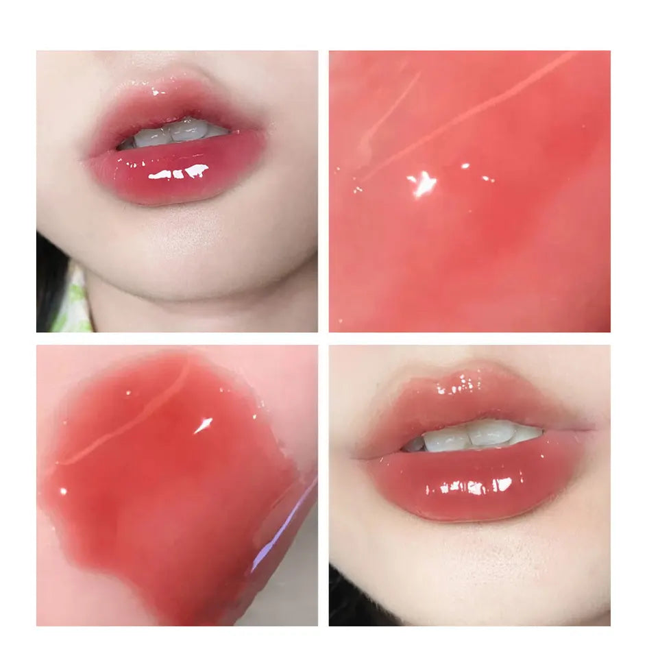 Dragon Ranee 10colors Cartoon Set Waterproof Moisturizing Lip Glaze Set Non-fading Lip Liquid Mirror Lipstick for  Lip Gloss